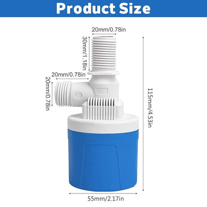 Vanne à flotteur automatique pour réservoir d’eau – 1/2 pouce
